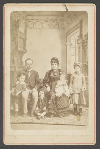 Alphonse Nahuys met zijn gezin, door Chute & Brooks