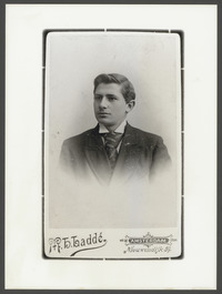 Portret van Eduard (Wouter) Bernhold door M.H. Laddé