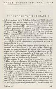 VOORWOORD VAN DE REDACTIE in Groot Nederland : letterkundig maandschrift voor den Nederlandschen stam