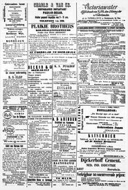 Advertentie in Soerabaijasch handelsblad
