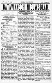 NEDERLANDSCH INDIË. Batavia, 3 Augustus 1897. in Bataviaasch nieuwsblad