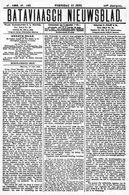 NEDERLANDSCH INDIË. Batavia, 17 Juni 1903. in Bataviaasch nieuwsblad
