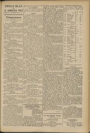 TWEDE BLAD VAN DE SUMATRA POST ZATERDAG 18 SEPTEMBER 1909 No. 217. Telegrammen in De Sumatra post