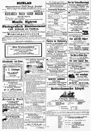 Advertentie in Bataviaasch handelsblad