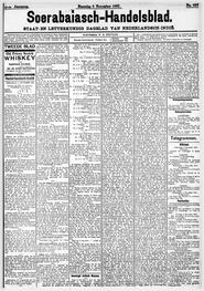 Nederlandsch-Indië SOERABAIA, 8 NOVEMBER 1897 in Soerabaijasch handelsblad