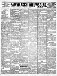 VOLKSRAAD. Tweede gewone Zitting 1922. Vergadering van Dinsdag, 19 December. Voorzitter Mr. Dr. Schumann. in Bataviaasch nieuwsblad