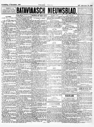ZAALBERG. 6 November 1888 — 6 November 1918. in Bataviaasch nieuwsblad