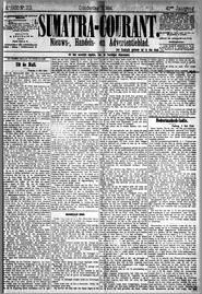 Hederlandsch-Indie. Padang, 3 Moi 1900. in Sumatra-courant : nieuws- en advertentieblad