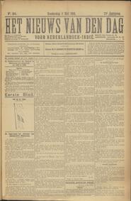 NEDERLANDSCH - INDIË. BAVAVIA, 2 Mei 1918. Inhoud. in Het nieuws van den dag voor Nederlandsch-Indië