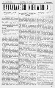 NEDERLANDSCH INDIË. Batavia, 20 Juni 1896. in Bataviaasch nieuwsblad
