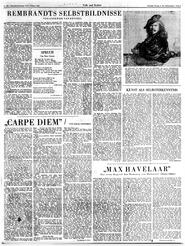„MAX HAVELAAR” Das erste Kapitel Romanes von Multatuli (Douwes Dekker) in Deutsche Zeitung in den Niederlanden
