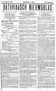 NEDERLANDSCH INDIË. Batavia, 8 Juni 1898. in Bataviaasch nieuwsblad