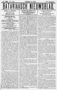 NEDERLANDSCH INDIË. Batavia, 13 Juni 1902. in Bataviaasch nieuwsblad