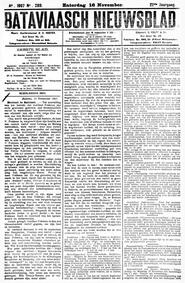NEDERLANDSCH INDIE. Batavia, 16 November 1907. in Bataviaasch nieuwsblad