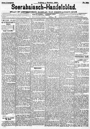 Nederlandsch-Indië. SOERABAIA, 4 October 1901. Sluiting der Mails te Soerabaia. in Soerabaijasch handelsblad