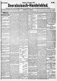 Nederlandsch Indie. SOERABAIA, 15 December 1896, Sluiting der Mails te Soerabaia. in Samarangsch advertentie-blad
