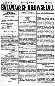 NEDERLANDSCH INDIE. Batavia, 6 Juli 1907. in Bataviaasch nieuwsblad