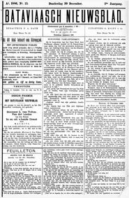 Nederlandsch Indië. BATAVIA, 30 December 1886. in Bataviaasch nieuwsblad
