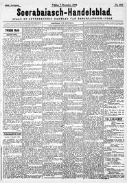 Nederlandsch-Indië Soerabaia 7 December 1894. in Soerabaijasch handelsblad