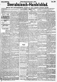 Nederlandsch – Indië. SOERABAIA, 28 November 1901. Sluiting der Mails te Soerabaia. in Soerabaijasch handelsblad