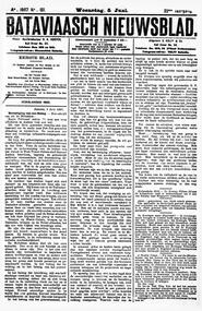 NEDERLANDSCH INDIE. Batavia, 5 Juni 1907. in Bataviaasch nieuwsblad