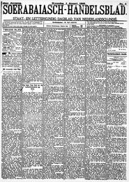 Nederlandsch-Indië. SOERABAIA, 4 Januari 1905. Sluiting der Mails te Soerabaia. in Soerabaijasch handelsblad