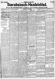 Nederlandsch-Indië. SOERABAIA, 16 JUNI 1900. in Soerabaijasch handelsblad