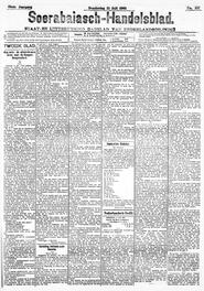 Nederlandsch-Indië. SOERABAIA, 11 Juli 1901. Sluiting der Mails te Soerabaia. in Soerabaijasch handelsblad