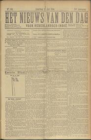 NEDERLANDSCH-INDIË. BATAVIA, 13 Juli 1918. Inhoud. in Het nieuws van den dag voor Nederlandsch-Indië