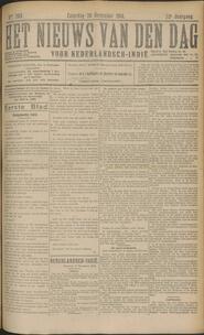 NEDERLANDSCH-INDIË. BATAVIA, 30 November 1918. Inhoud. in Het nieuws van den dag voor Nederlandsch-Indië