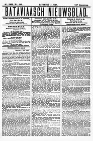 NEDERLANDSCH INDIË. Batavia, 4 Juli 1903. in Bataviaasch nieuwsblad