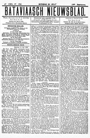NEDERLANDSCH INDIË. Batavia, 21 Juli 1903. in Bataviaasch nieuwsblad