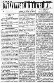 NEDERLANDSCH INDIË. Batavia, 13 Mei 1905. in Bataviaasch nieuwsblad