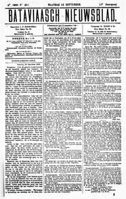 NEDERLANDSCH INDIË. Batavia, 24 September 1900. in Bataviaasch nieuwsblad