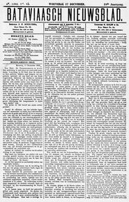 NEDERLANDSCH INDIË. Batavia, 17 December 1902. in Bataviaasch nieuwsblad