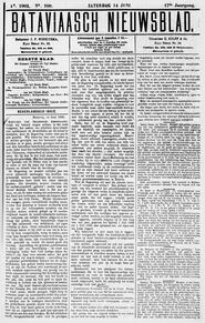 NEDERLANDSCH INDIË. Batavia, 14 Juni 1902. in Bataviaasch nieuwsblad