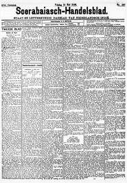 Nederlandsch – Indië SOERABAIA, 12 MEI 1899. in Soerabaijasch handelsblad