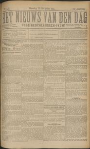 NEDERLANDSCH-INDIË. BATAVIA, 25 November 1918. Inhoud. in Het nieuws van den dag voor Nederlandsch-Indië
