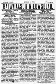 NEDERLANDSCH INDIË. Batavia, 16 Juni 1903. in Bataviaasch nieuwsblad