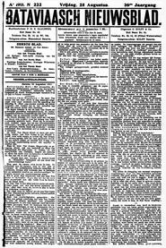 NEDERLANDSCH-INDIE. Batavia, 25 Augustus 1911. in Bataviaasch nieuwsblad