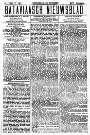 NEDERLANDSCH INDIË. Batavia, 23 November 1905. in Bataviaasch nieuwsblad