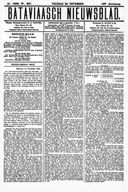 NEDERLANDSCH INDIË. Batavia, 20 November 1903. in Bataviaasch nieuwsblad