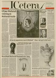 125 jaar Multatuli verering en Multatuli-hulde in Leeuwarder courant : hoofdblad van Friesland