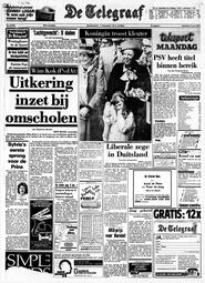 Koningin troost kleuter in De Telegraaf
