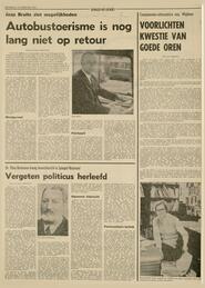 Dr. Vitus Bruinsma kreeg levensbericht in Spiegel Historiael Vergeten politicus herleefd in Leeuwarder courant : hoofdblad van Friesland