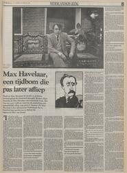 Max Havelaar, een tijdbom die pas later afliep in De Volkskrant