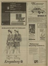 Advertentie in Nieuwsblad van het Noorden