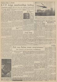 Zal van Acker weer overwinnen ? Men fluistert in de Brusselsche wandelgangen in Limburgsch dagblad