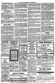 Advertentie in Het volk : dagblad voor de arbeiderspartij