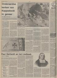 Paul Gerhardt en het Liedboek door dr. C. Rijnsdorp in Trouw